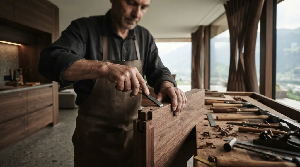 Tendance design intérieur bois 2026 : L'art du sur-mesure et de la matière vivante