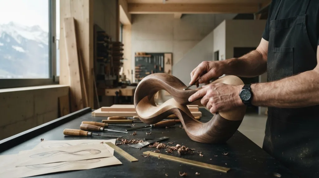 Objet de décoration en bois sur mesure : donner forme à une présence singulière